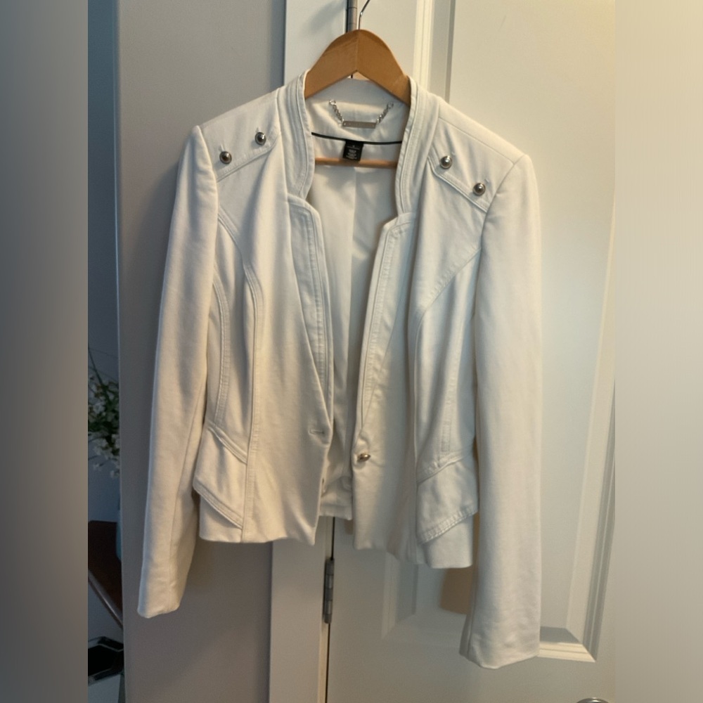 White Blazer Good Condition White House Black Market